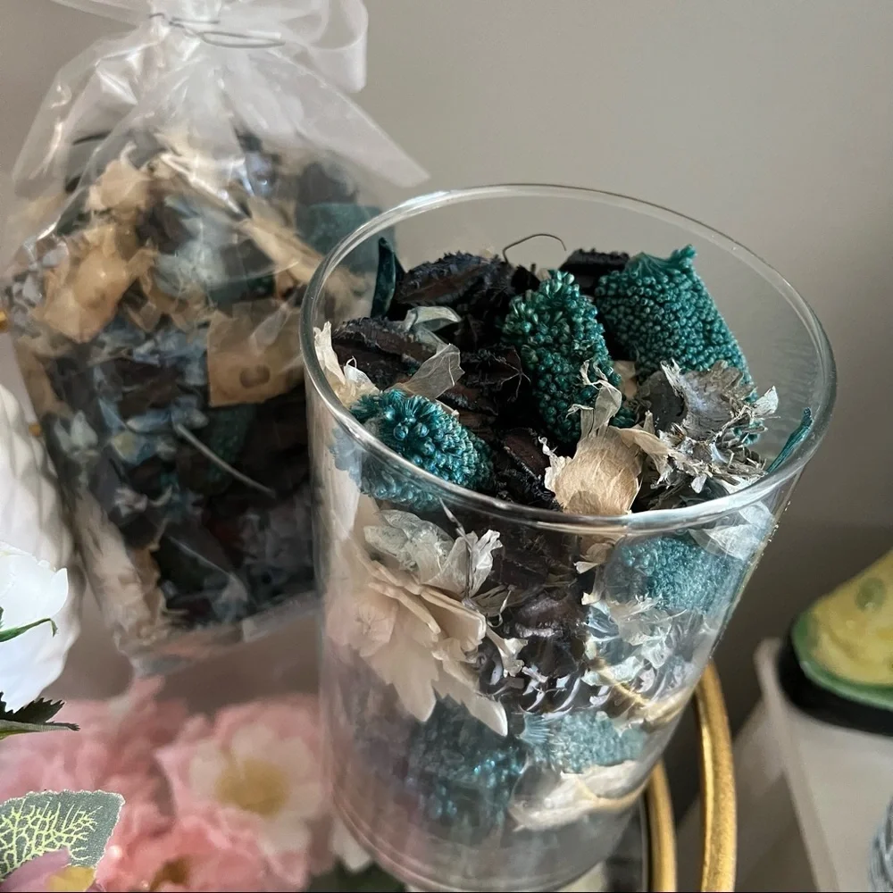 ⭐️ Blue Fragrance Botanical Dried Flower Mix Home Decor 12 oz
